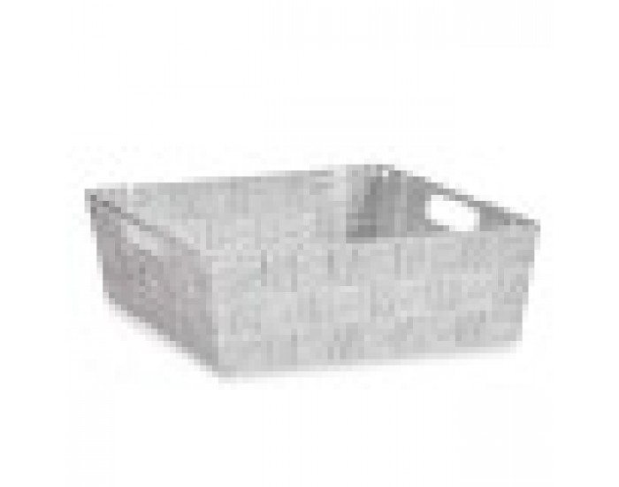 Многофункционална Кошница Бял Плат 3 L 23 x 8 x 27 cm (48 броя)
