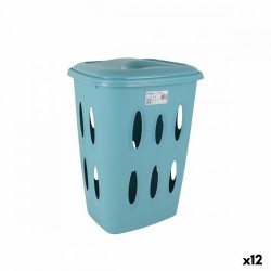 Кош за Мръсни Дрехи Tontarelli Laundry Син 41 x 33,2 x 54,5 cm (12 броя) - Кутии, Органайзери и Други продукти за съхранение