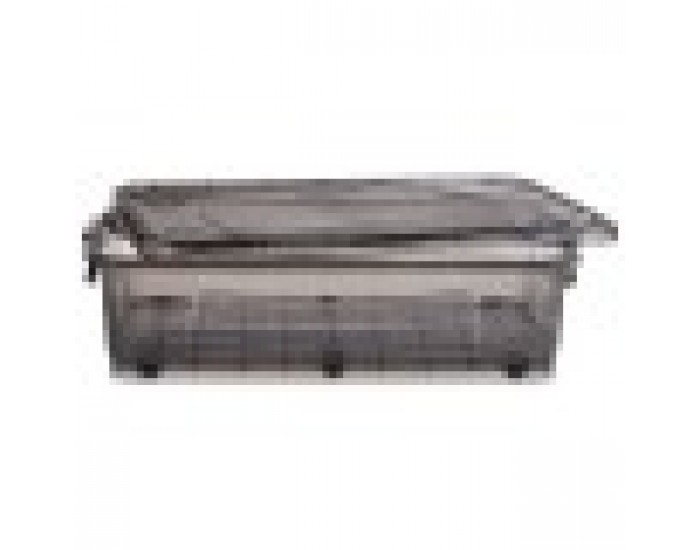 Кутия за Съхранение с Колела Антрацит Пластмаса 40 L 46,5 x 20 x 72,5 cm (6 броя)