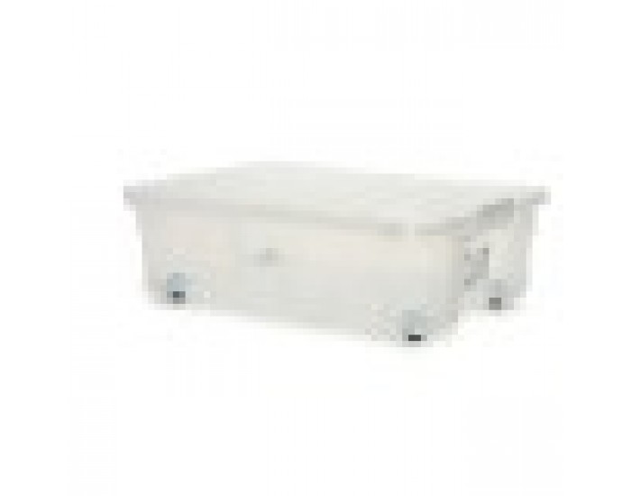 Кутия за Съхранение с Колела 30 L 40 x 18 x 59,5 cm (14 броя) Кутия за Съхранение с Колела 30 L 40 x 18 x 59,5 cm (14 броя)