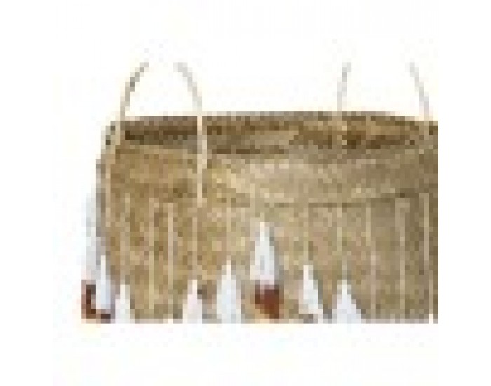 Игра на Кошници DKD Home Decor Бамбук Bali Ресни (3 pcs)