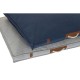 Легло за Домашен Любимец DKD Home Decor 88 x 68 x 10 cm Морско син Светло сив 2 броя