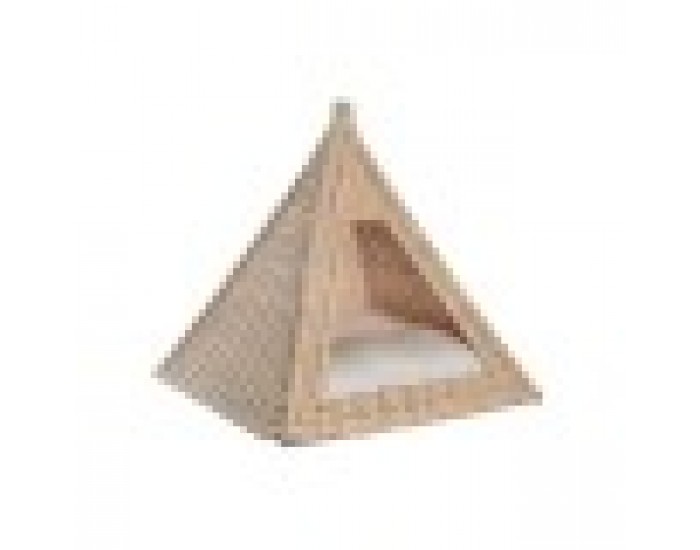 Легло за Домашен Любимец DKD Home Decor Естествен Pатан 45 x 45 x 45 cm Легло за Домашен Любимец DKD Home Decor Естествен Pатан 45 x 45 x 45 cm