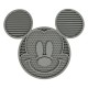 Хранилка за кучета Mickey Mouse Сив Силикон 28 x 15 x 1,5 cm Хранилка за кучета Mickey Mouse Сив Силикон 28 x 15 x 1,5 cm