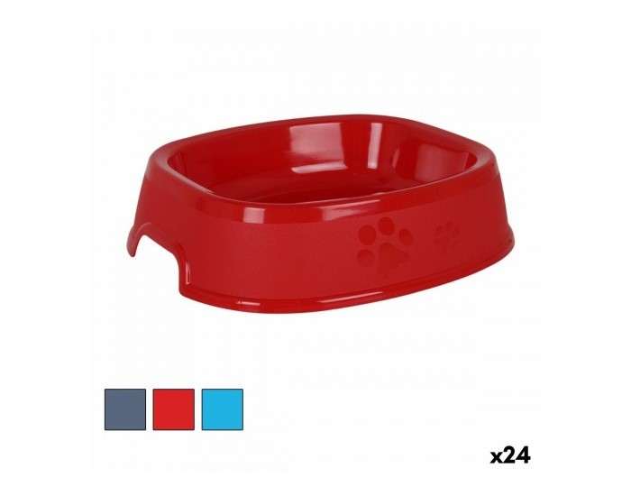 Хранилка за кучета Dem Pet 26 x 22 x 5 cm Пластмаса Квадратек (24 броя) Хранилка за кучета Dem Pet 26 x 22 x 5 cm Пластмаса Квадратек (24 броя)