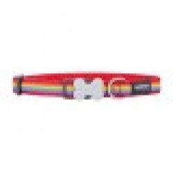Кучешки Нашийник Red Dingo Rainbow 20-32 cm Многоцветен - Домашни любимци