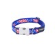 Кучешки Нашийник Red Dingo US Flag 20-32 cm Син