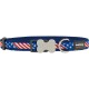 Кучешки Нашийник Red Dingo US Flag 20-32 cm Син