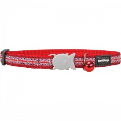 Кучешки Нашийник Red Dingo STYLE UNION JACK FLAG 15 mm x 24-36 cm - Домашни любимци