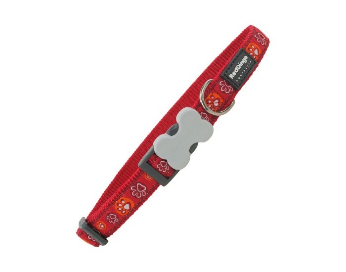 Кучешки Нашийник Red Dingo Style, Червен