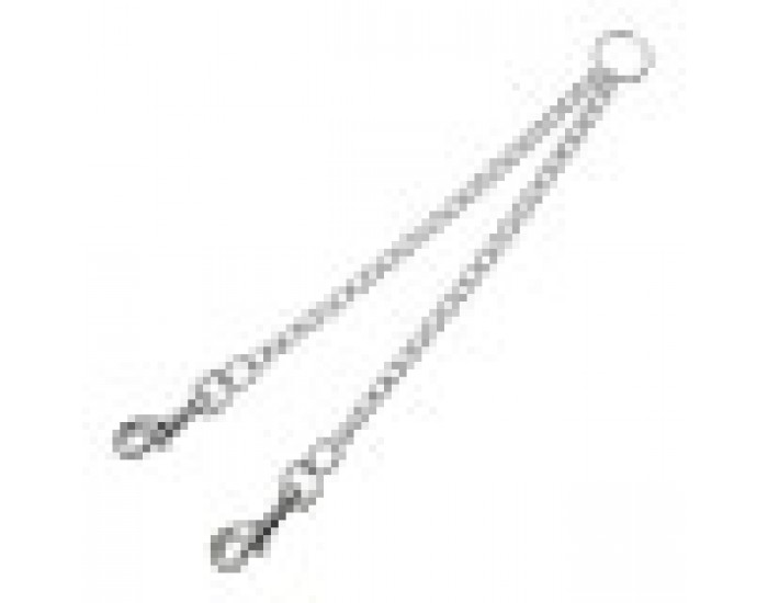 2 Dog Leash Coupler Gloria, 3mm x 25 cm