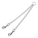 2 Dog Leash Coupler Gloria, 3mm x 25 cm