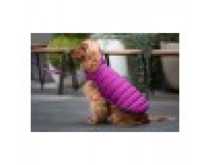 Палто за Куче TicWatch Puffer Розов/Лилав 30 cm