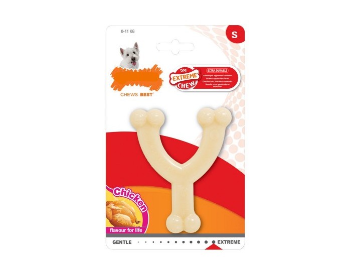 Dog teether Nylabone Extreme Chew Wishbone, Размер S Dog teether Nylabone Extreme Chew Wishbone, Размер S