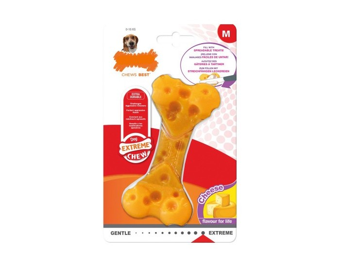 Dog teether Nylabone Dura Chew, Сирене, Размер М Dog teether Nylabone Dura Chew, Сирене, Размер М