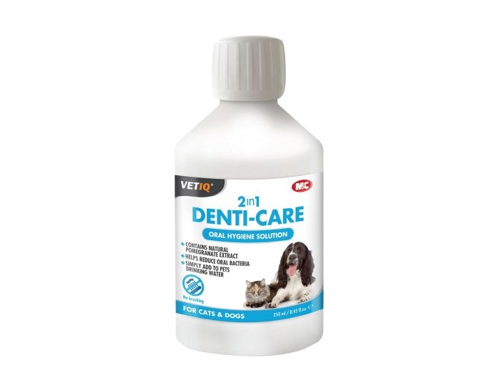 Почистваща течност Planet Line 2 in 1 Куче Котки Защита на устата 250 ml (250 ml)