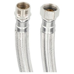 Маркуч Fontastock Неръждаема стомана AISI 304 EPDM Мъжки 1/2" - Женски 1/2" 25 cm - Направи си сам - Железария, Инструменти и Материали