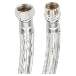 Маркуч Fontastock Неръждаема стомана AISI 304 EPDM Мъжки 1/2" - Женски 1/2" 30 cm - Направи си сам - Железария, Инструменти и Материали