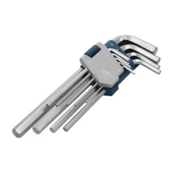 Комплект Гаечни Ключове Ferrestock 1,5 - 2 - 2,5 - 3 - 4 - 5 - 6 - 8 - 10 mm 9 pcs - Направи си сам - Железария, Инструменти и Материали