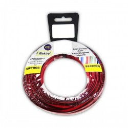 Аудио кабел EDM 2 x 0,75 mm Червен/Черен 15 m - Направи си сам - Железария, Инструменти и Материали