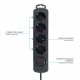 Табло с 4 гнезда с бутон за включване TM Electron 3680 W Табло с 4 гнезда с бутон за включване TM Electron 3680 W