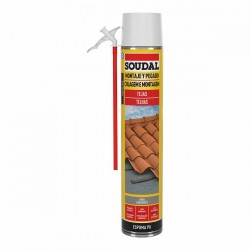 Пяна Soudal Полиуретан Покрив Сив 750 ml - Направи си сам - Железария, Инструменти и Материали