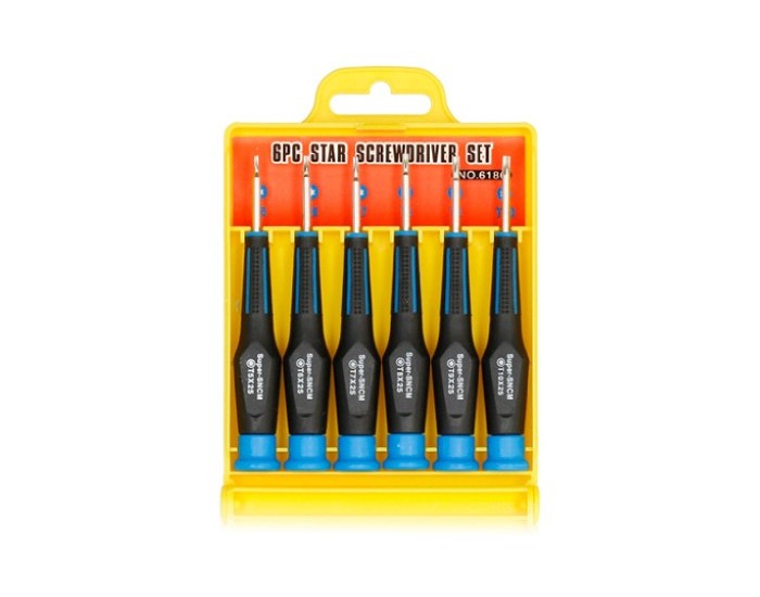 Комплект Отвертки Ferrestock Torx На точност (6 pcs) Комплект Отвертки Ferrestock Torx На точност (6 pcs)