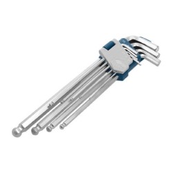 Комплект Гаечни Ключове Ferrestock 1,5 - 2 - 2,5 - 3 - 4 - 5 - 6 - 8 - 10 mm 9 pcs - Направи си сам - Железария, Инструменти и Материали