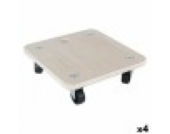 Дървена Основа с Колелца Bricotech 58764 (30 x 30 x 8 cm) Дървен 30 x 30 x 8 cm 1,8 mm Дървена Основа с Колелца Bricotech 58764 (30 x 30 x 8 cm) Дървен 30 x 30 x 8 cm 1,8 mm