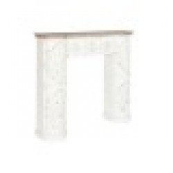 Предна част на камината Home ESPRIT Ела Дървен MDF 128 x 28 x 114 cm - Направи си сам - Железария, Инструменти и Материали