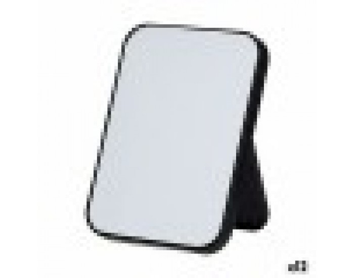 Огледало със Скоба за Монтиране Бял Черен полипропилен 1,7 x 20 x 14 cm (12 броя)