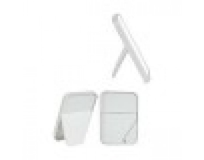 Огледало със Скоба за Монтиране Бял Черен полипропилен 1,7 x 20 x 14 cm (12 броя)