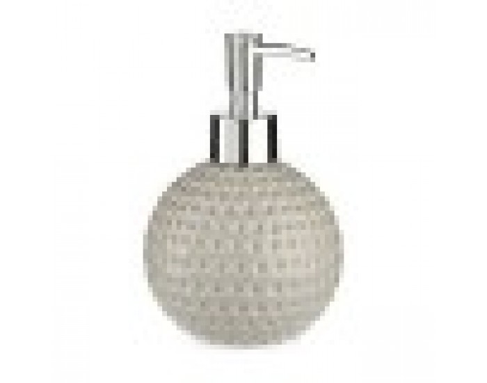 Дозатор за Сапун Golf Керамика Сив Метал 12 броя (300 ml)