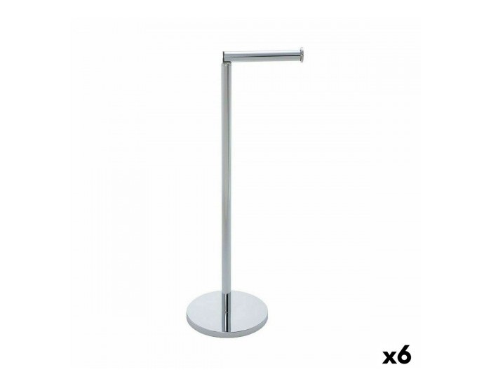 Поставка за Тоалетна Хартия Confortime Сребрист Стомана 42 x 15 cm (6 броя)