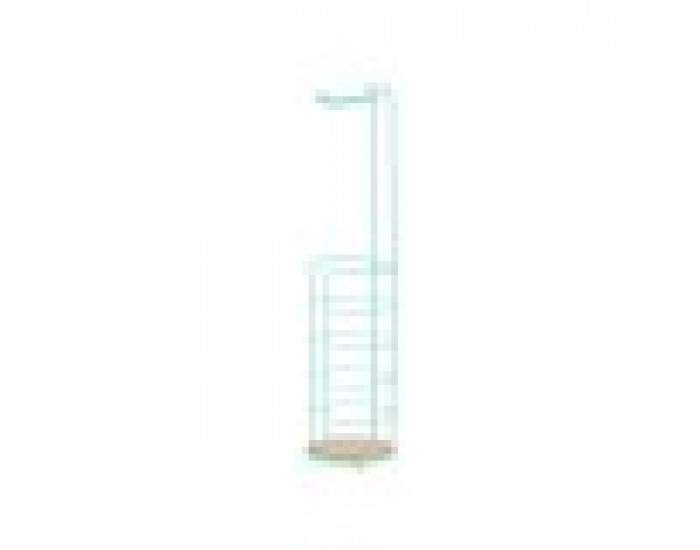 Поставка за Тоалетна Хартия Мента Метал Бамбук 16,5 x 63,5 x 16,5 cm (4 броя)