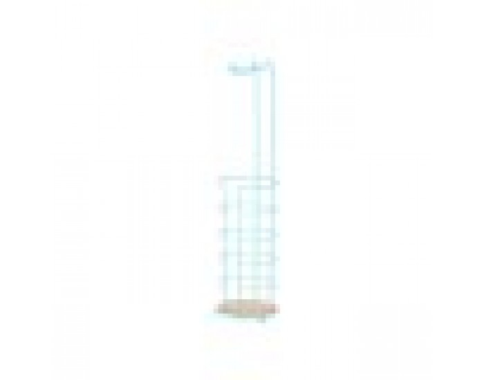 Поставка за Тоалетна Хартия Син Метал Бамбук 16,5 x 63,5 x 16,5 cm (4 броя)