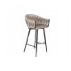 Табуретка DKD Home Decor Черен Бежов Метал 61 x 52 x 101 cm - Табуретки