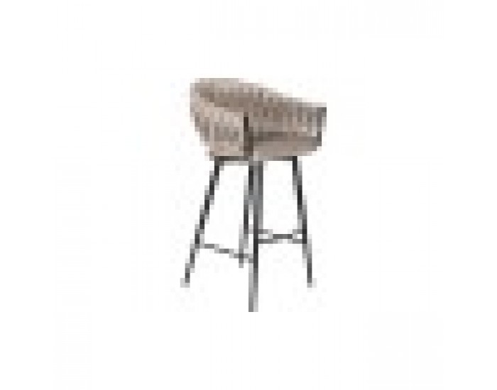 Табуретка DKD Home Decor Черен Бежов Метал 61 x 52 x 101 cm Табуретка DKD Home Decor Черен Бежов Метал 61 x 52 x 101 cm