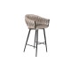 Табуретка DKD Home Decor Черен Бежов Метал 61 x 52 x 101 cm Табуретка DKD Home Decor Черен Бежов Метал 61 x 52 x 101 cm