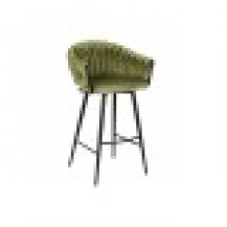 Табуретка DKD Home Decor Черен Зелен Кадифе Метал 61 x 52 x 101 cm - Табуретки