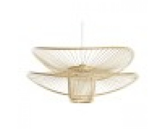 Полилей DKD Home Decor Кафяв Бамбук 50 W 60 x 60 x 28 cm