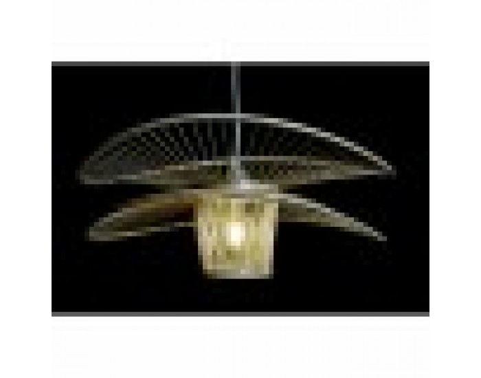 Полилей DKD Home Decor Кафяв Бамбук 50 W 60 x 60 x 28 cm