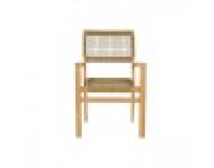 Комплект от маса с 4 стола DKD Home Decor 100 x 100 x 75 cm Тик синтетичен ратан