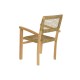 Комплект от маса с 4 стола DKD Home Decor 100 x 100 x 75 cm Тик синтетичен ратан