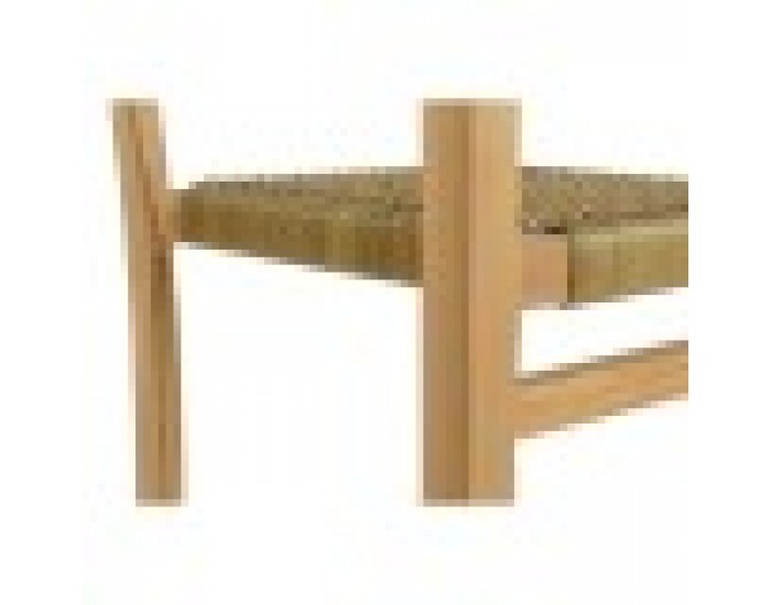 Комплект от маса с 4 стола DKD Home Decor 100 x 100 x 75 cm Тик синтетичен ратан