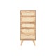 Скрин Home ESPRIT Естествен Метал каучук 40 x 30 x 78 cm Скрин Home ESPRIT Естествен Метал каучук 40 x 30 x 78 cm