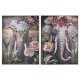 Картина Home ESPRIT полистирен Пластно Слон Колониален 92 x 4,5 x 122 cm (2 броя) Картина Home ESPRIT полистирен Пластно Слон Колониален 92 x 4,5 x 122 cm (2 броя)