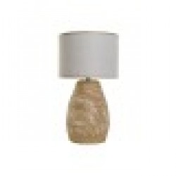 Настолна лампа DKD Home Decor Кафяв Естествен Бамбук 50 W 220 V 40 x 40 x 71 cm - Настолни лампи
