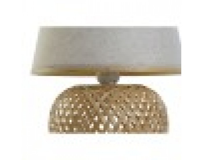 Настолна лампа DKD Home Decor Кафяв Естествен Бамбук 50 W 220 V 24 x 24 x 34 cm