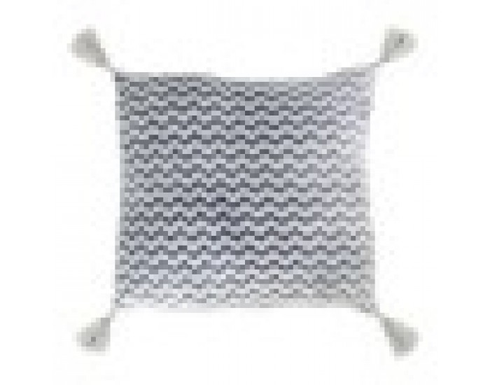 Възглавница Зиг-заг (40 X 40 cm) 119635 - Сив